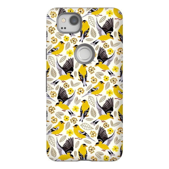 Pixel 2 StrongFit Goldfinches  by Tigatiga