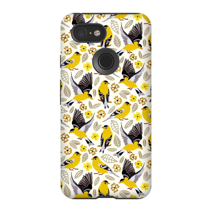 Pixel 3 StrongFit Goldfinches  by Tigatiga