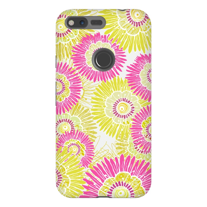 Pixel XL StrongFit Flower Power  by Rose Halsey