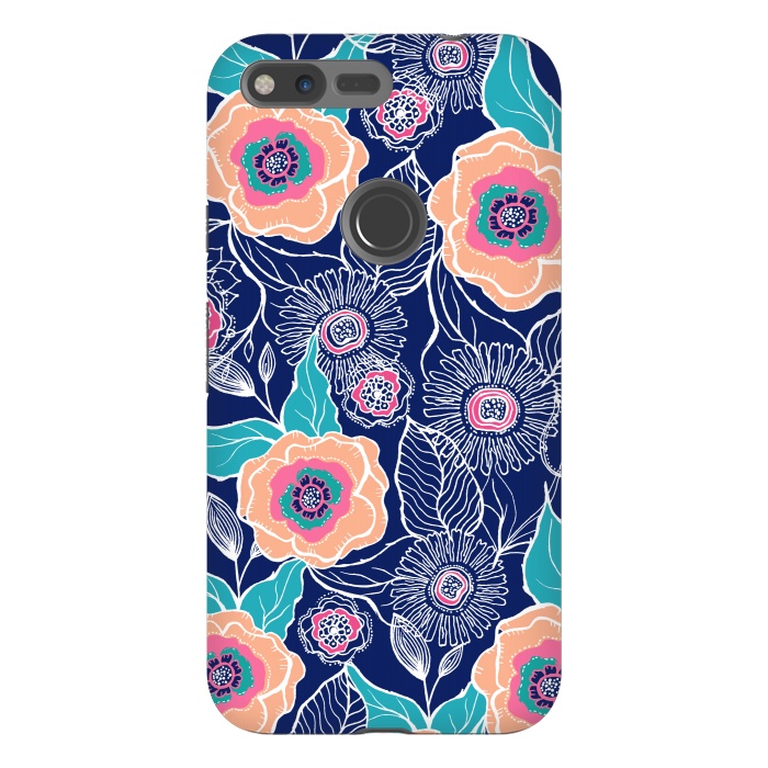 Pixel XL StrongFit Floral Poppy by Rose Halsey