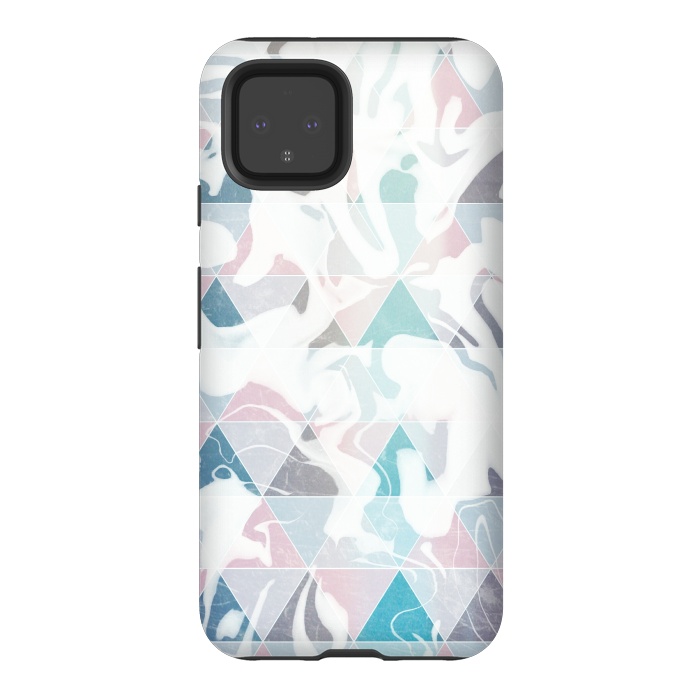 Pixel 4 StrongFit Geometric marble by Jms