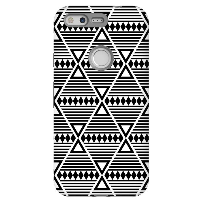 Pixel StrongFit black tribal triangles  by TMSarts