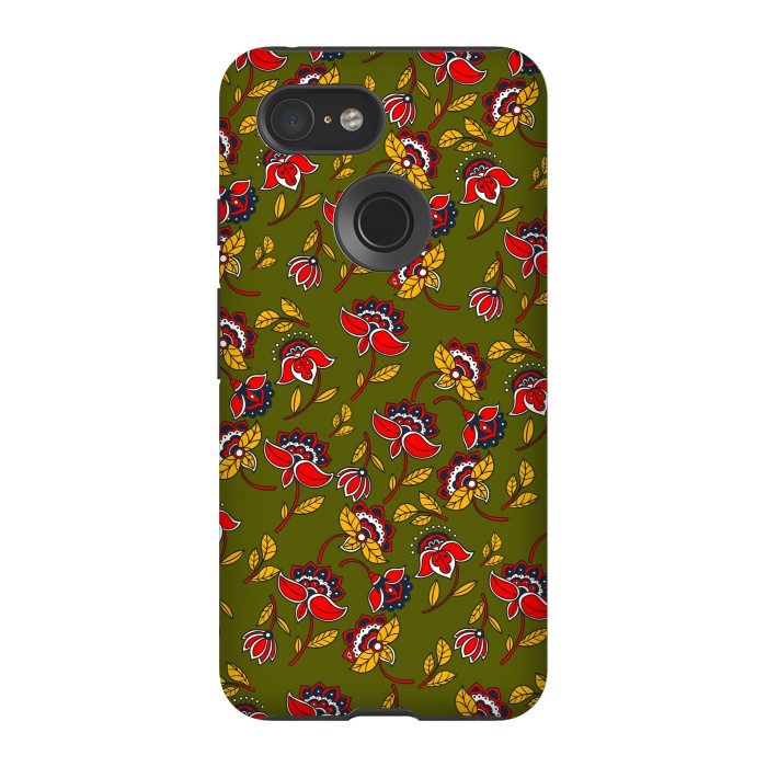 Pixel 3 StrongFit Summer In Olive by ArtsCase
