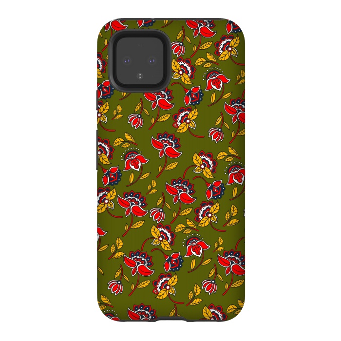 Pixel 4 StrongFit Summer In Olive by ArtsCase
