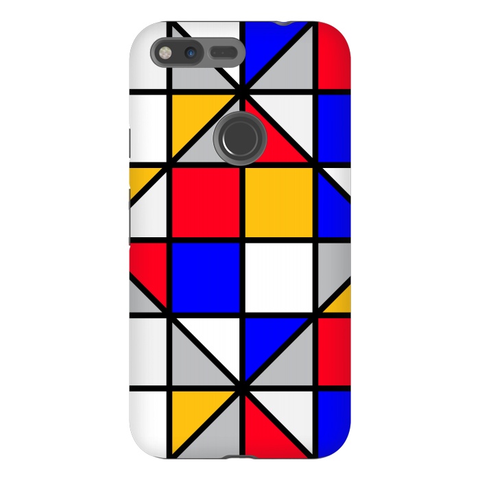 Pixel XL StrongFit colorful small squares by TMSarts