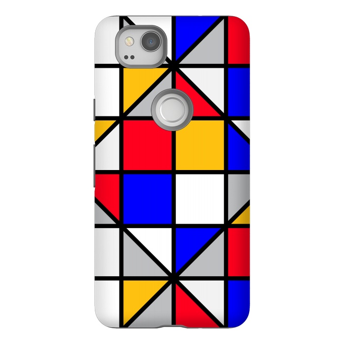 Pixel 2 StrongFit colorful small squares by TMSarts