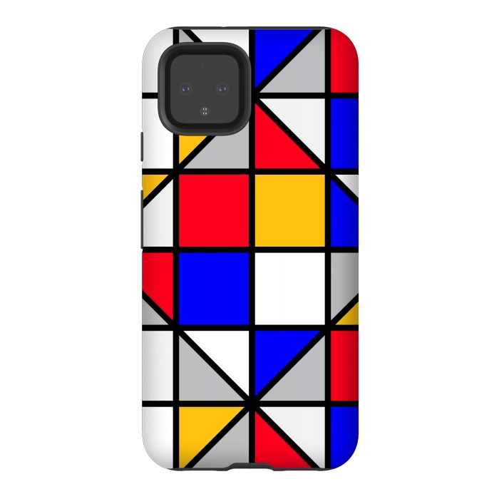 Pixel 4 StrongFit colorful small squares by TMSarts