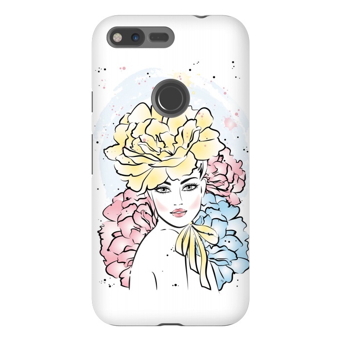 Pixel XL StrongFit Romantic floral Lady by Martina