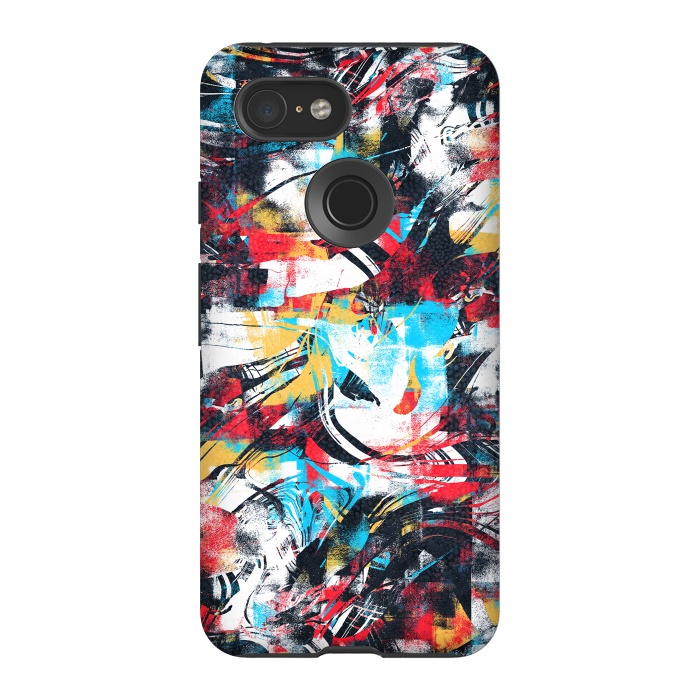 Pixel 3 StrongFit Abstract Flow II by Art Design Works