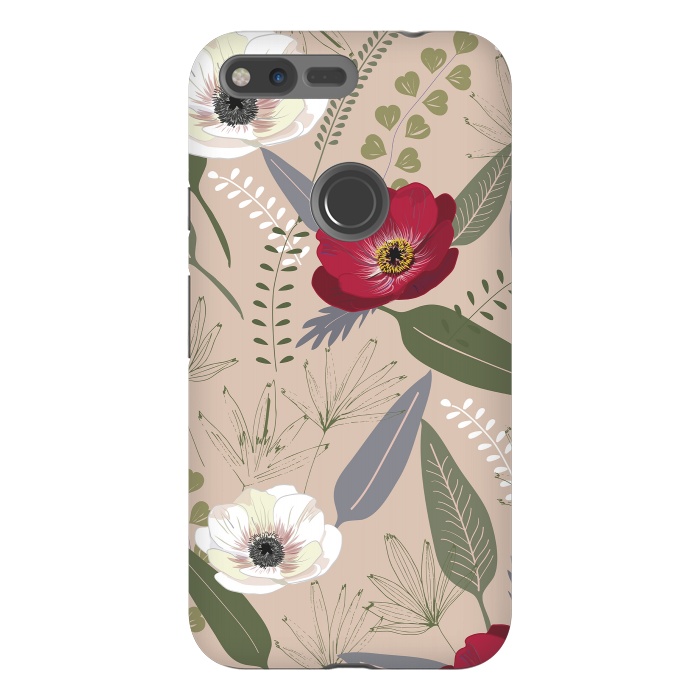 Pixel XL StrongFit Anemones Pattern by Anis Illustration