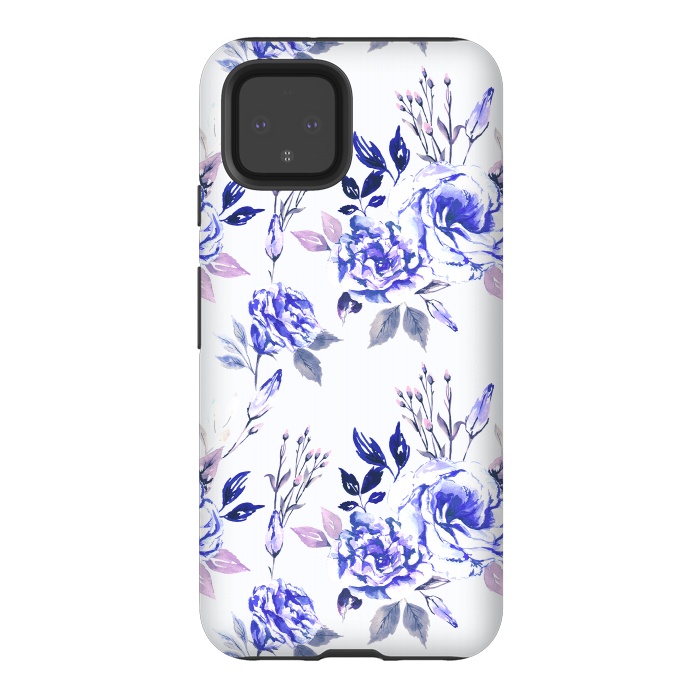 Pixel 4 StrongFit Blue Calm by Anis Illustration