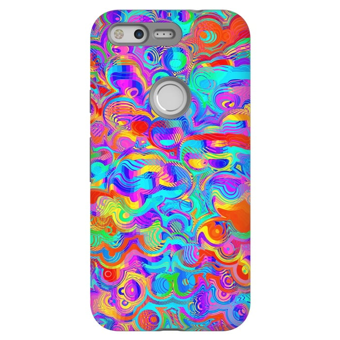 Pixel StrongFit Abstract Colorful Design by Art Design Works