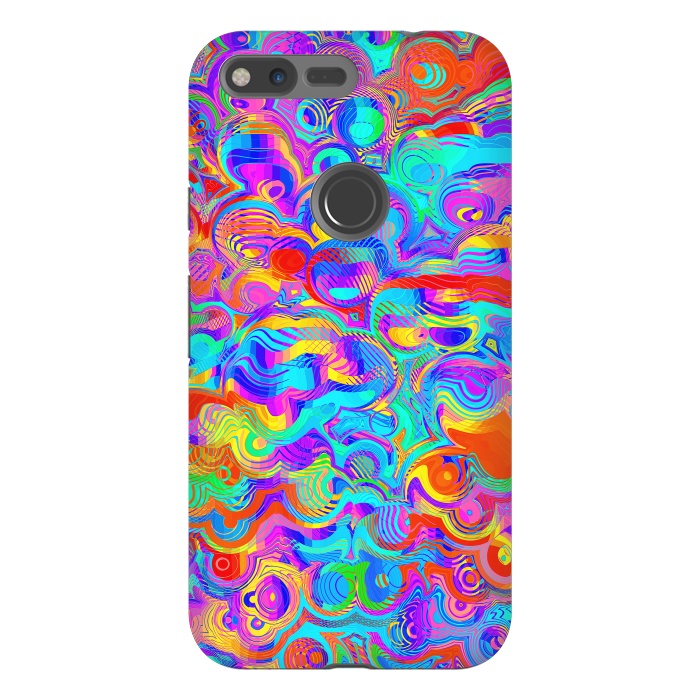 Pixel XL StrongFit Abstract Colorful Design by Art Design Works