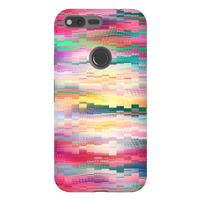 Pixel XL StrongFit Abstract Vivid Pattern by Art Design Works