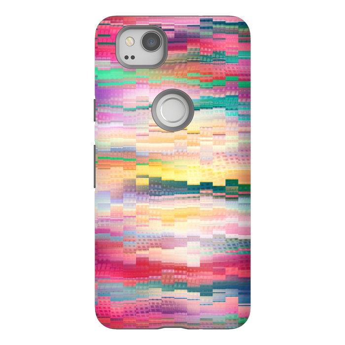 Pixel 2 StrongFit Abstract Vivid Pattern by Art Design Works