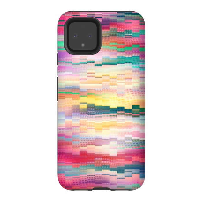 Pixel 4 StrongFit Abstract Vivid Pattern by Art Design Works