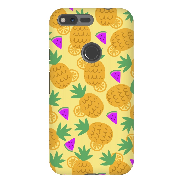 Pixel XL StrongFit Rain Of Watermelons And Pineapples by ArtsCase