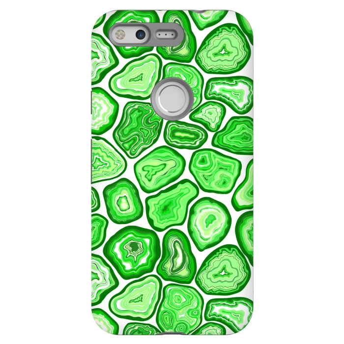 Pixel StrongFit Green agate pattern by Katerina Kirilova