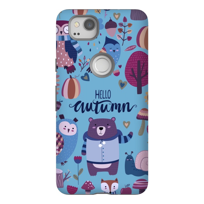 Pixel 2 StrongFit Autumn In Cold Colors by ArtsCase