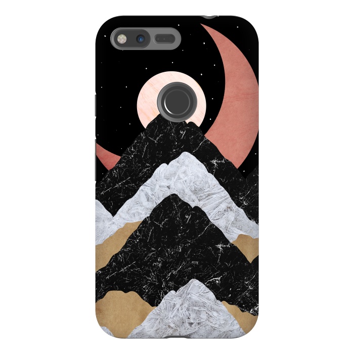 Pixel XL StrongFit The crescent moon by Steve Wade (Swade)