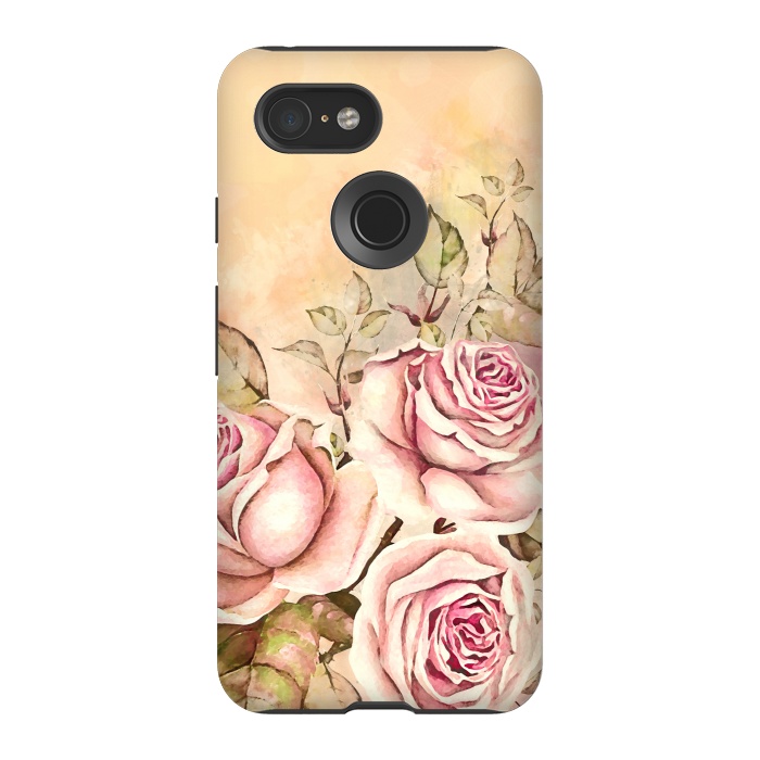 Pixel 3 StrongFit Sweet Rosa by Creativeaxle