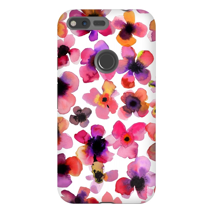 Pixel XL StrongFit Happy Sweet Vibrant Flowers by Ninola Design
