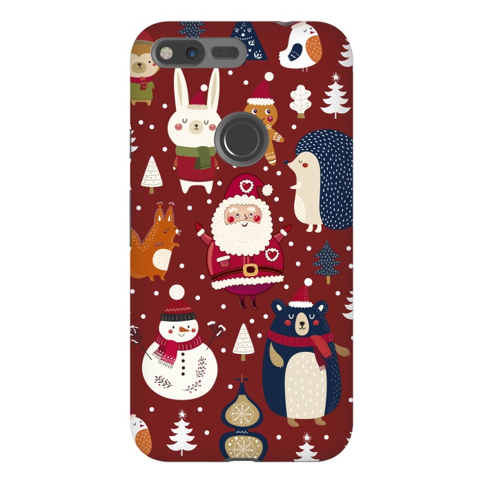 Pixel XL StrongFit Christmas Characters by ArtsCase