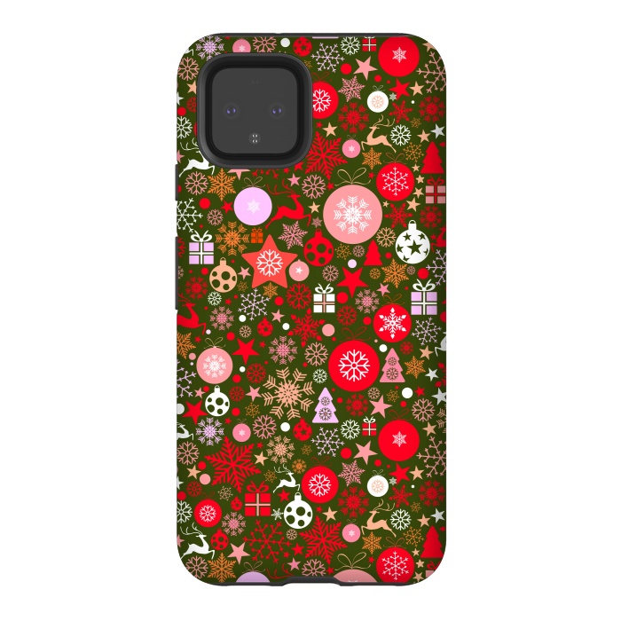 Pixel 4 StrongFit Christmas Decorative Backdrops by ArtsCase