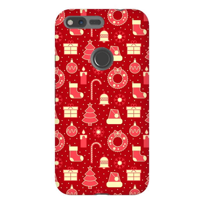 Pixel XL StrongFit Favorite Red At Christmas by ArtsCase