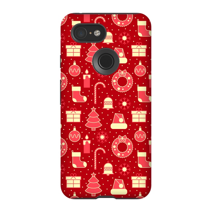 Pixel 3 StrongFit Favorite Red At Christmas by ArtsCase