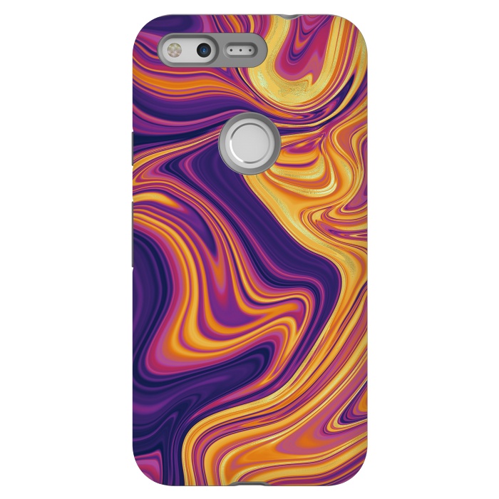 Pixel StrongFit Fluid marbling with Swirls by ArtsCase