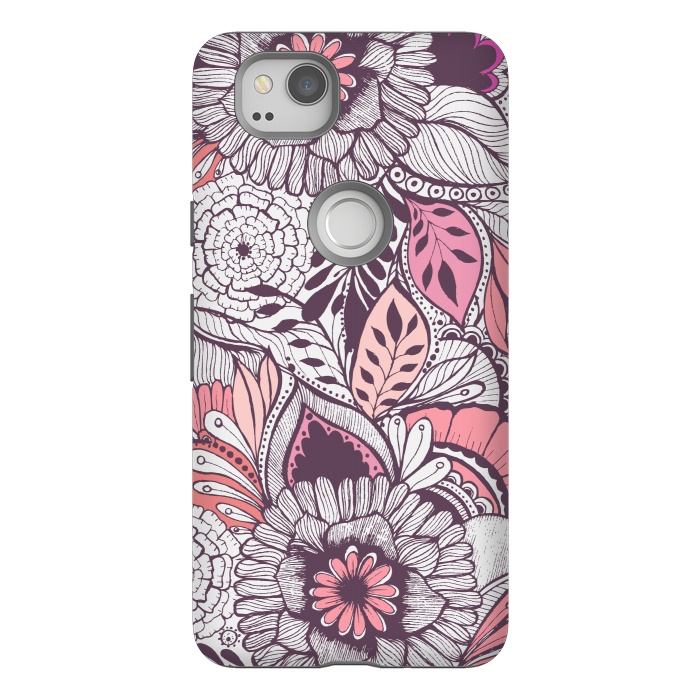 Pixel 2 StrongFit WildFlorals  by Rose Halsey
