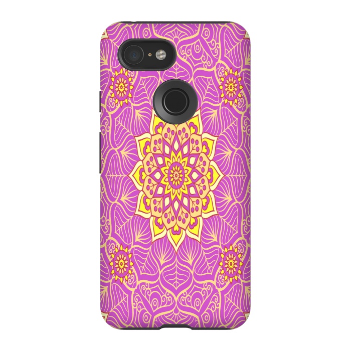 Pixel 3 StrongFit center of the universe in mandala by ArtsCase