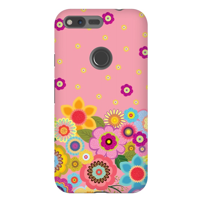 Pixel XL StrongFit assorted spring flowers by ArtsCase