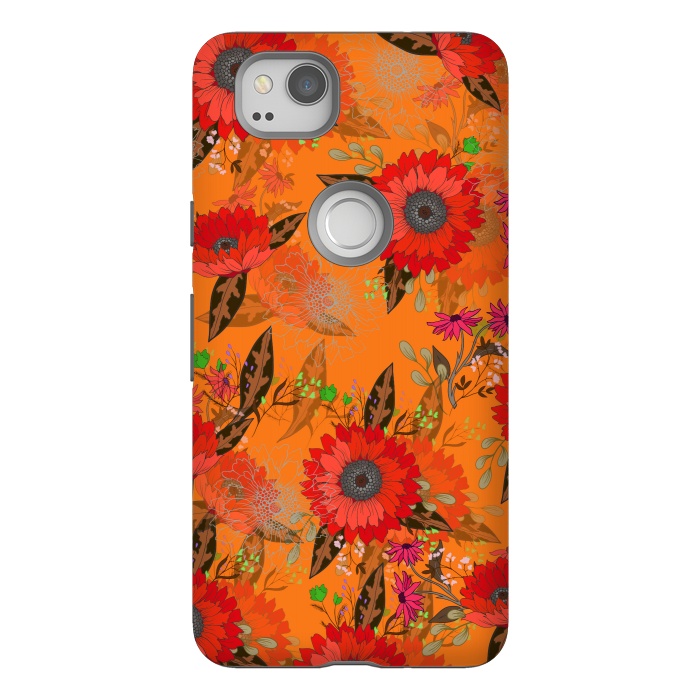 Pixel 2 StrongFit Sunflowers for October by ArtsCase