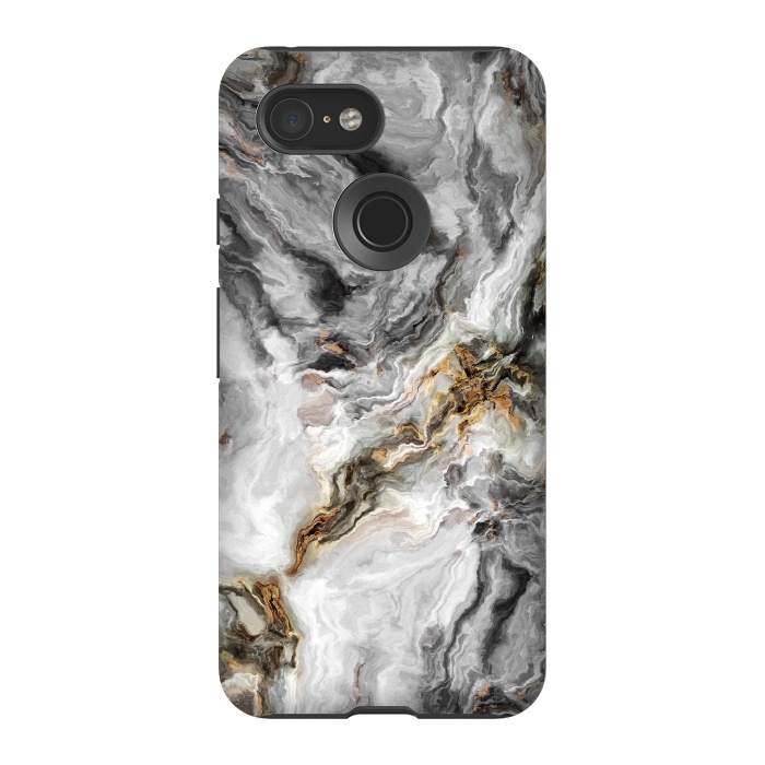 Pixel 3 StrongFit Marble N256 by ArtsCase