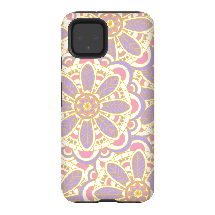 Pixel 4 StrongFit Lilac Lace by Shelly Bremmer