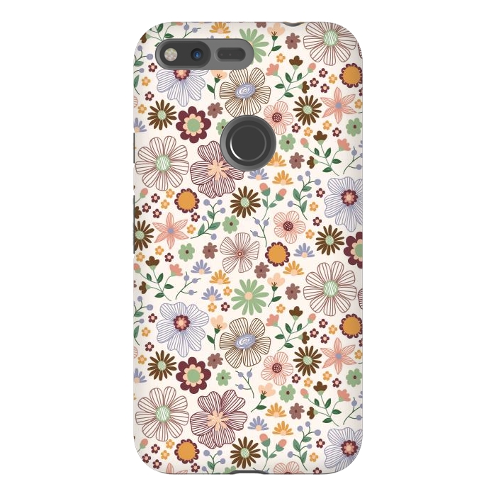 Pixel XL StrongFit Autumn Wild Bloom by TracyLucy Designs