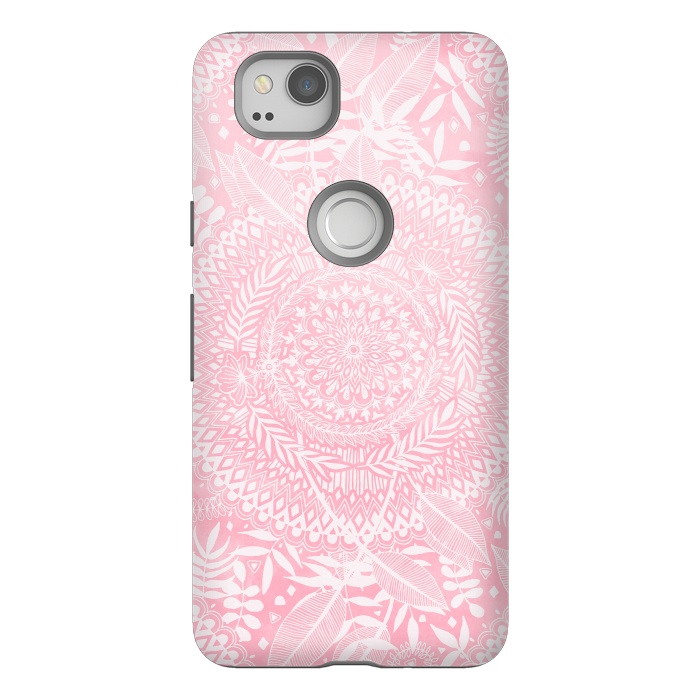 Pixel 2 StrongFit Medallion Pattern in Blush Pink by Micklyn Le Feuvre