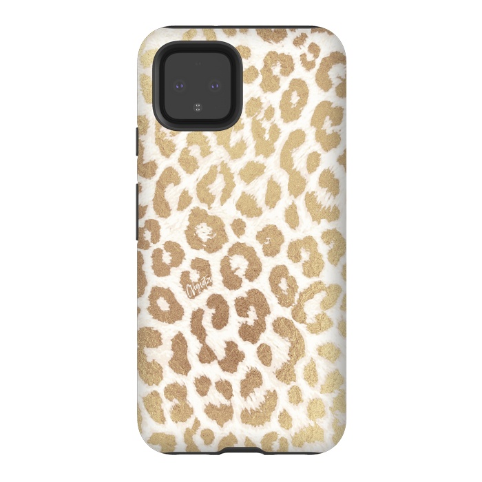 Pixel 4 StrongFit ReaL LeOpard - Greek Ancient Gold by ''CVogiatzi.