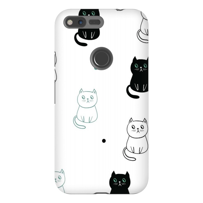 Pixel XL StrongFit minimal cats by haroulita