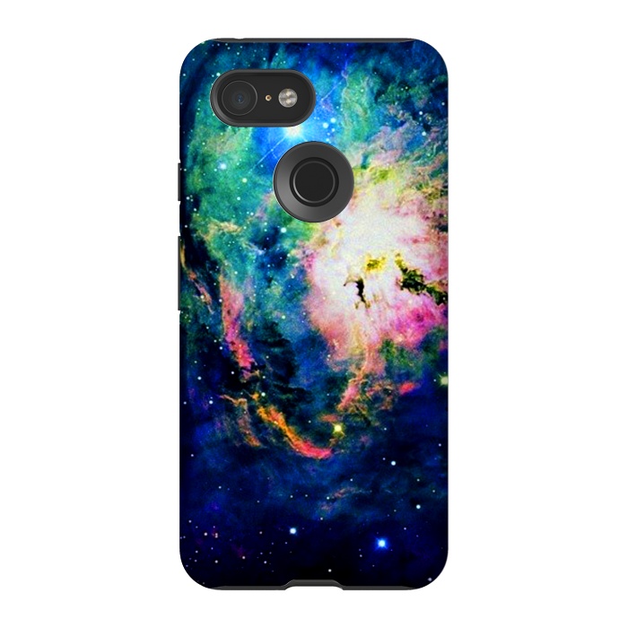 Pixel 3 StrongFit colorful nebula by haroulita