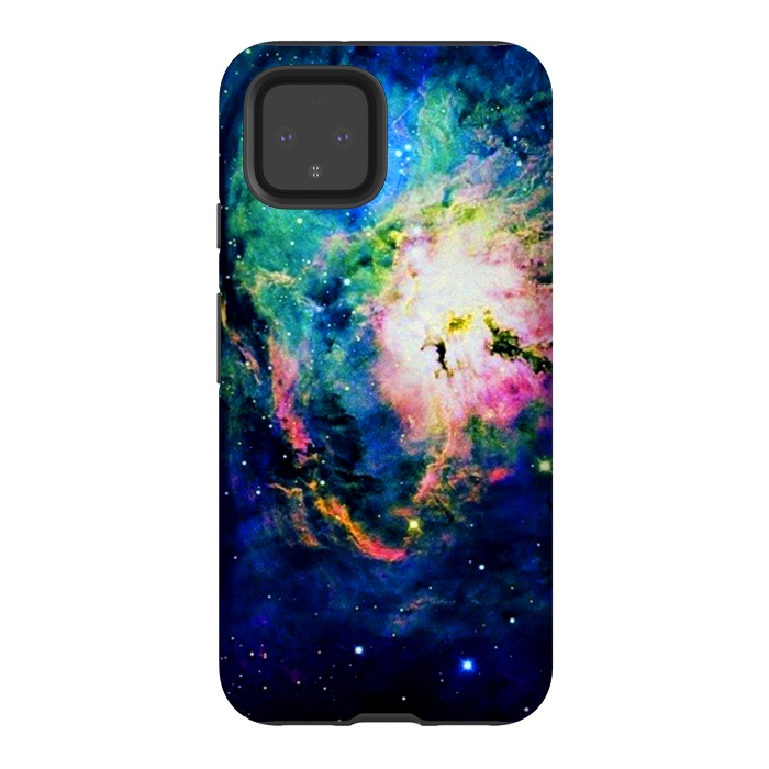 Pixel 4 StrongFit colorful nebula by haroulita