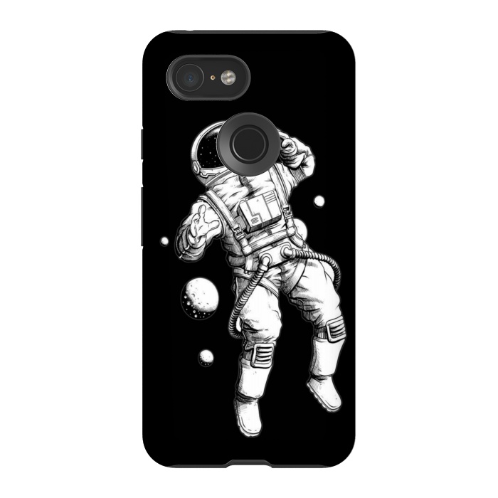 Pixel 3 StrongFit astronaut by haroulita