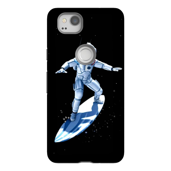 Pixel 2 StrongFit surf astronaut by haroulita