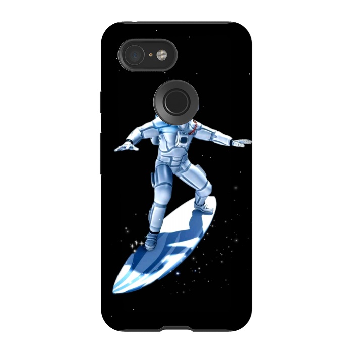 Pixel 3 StrongFit surf astronaut by haroulita