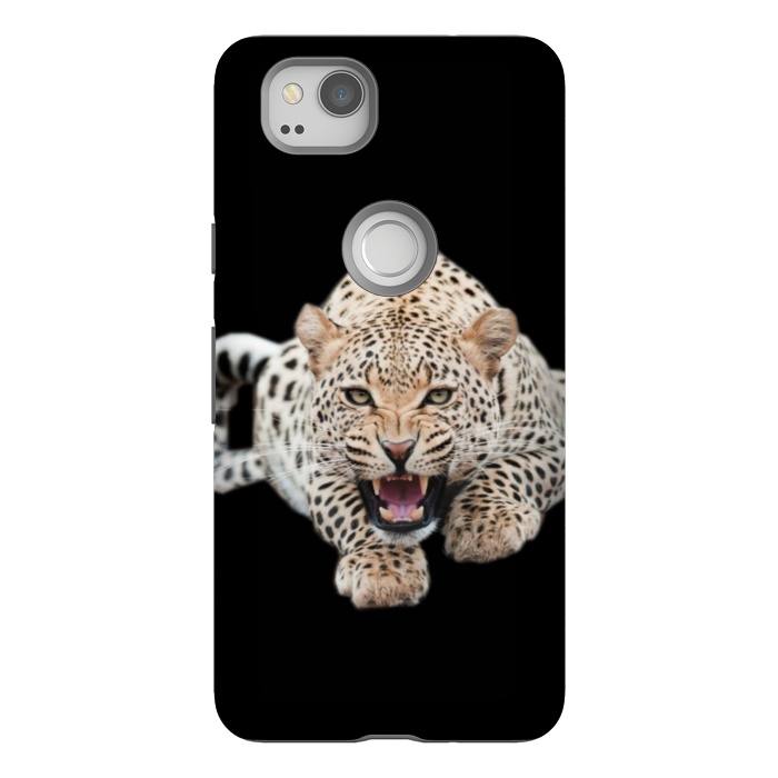 Pixel 2 StrongFit wild leopard by haroulita