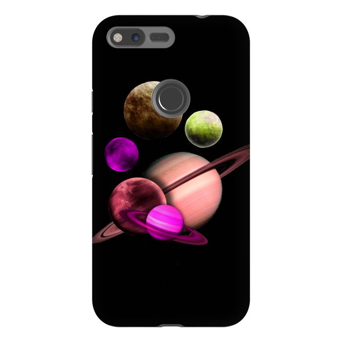 Pixel XL StrongFit Purple pink space by haroulita