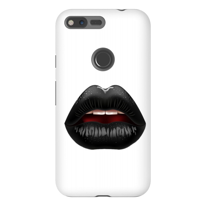 Pixel XL StrongFit black lips by haroulita