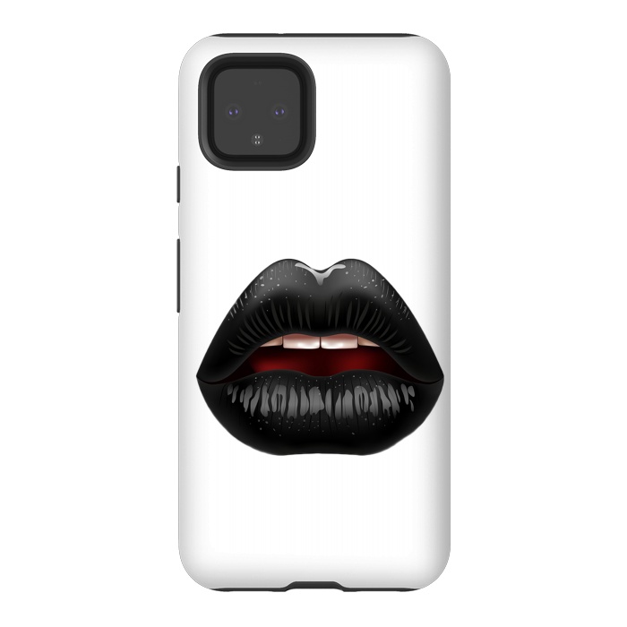 Pixel 4 StrongFit black lips by haroulita